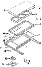 357877071 - Body: Slide Panel for Volkswagen: Passat Image