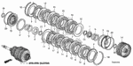 22533RDK003 - Transmission - Automatic: SEAT, RETURN SPRING for Honda Image