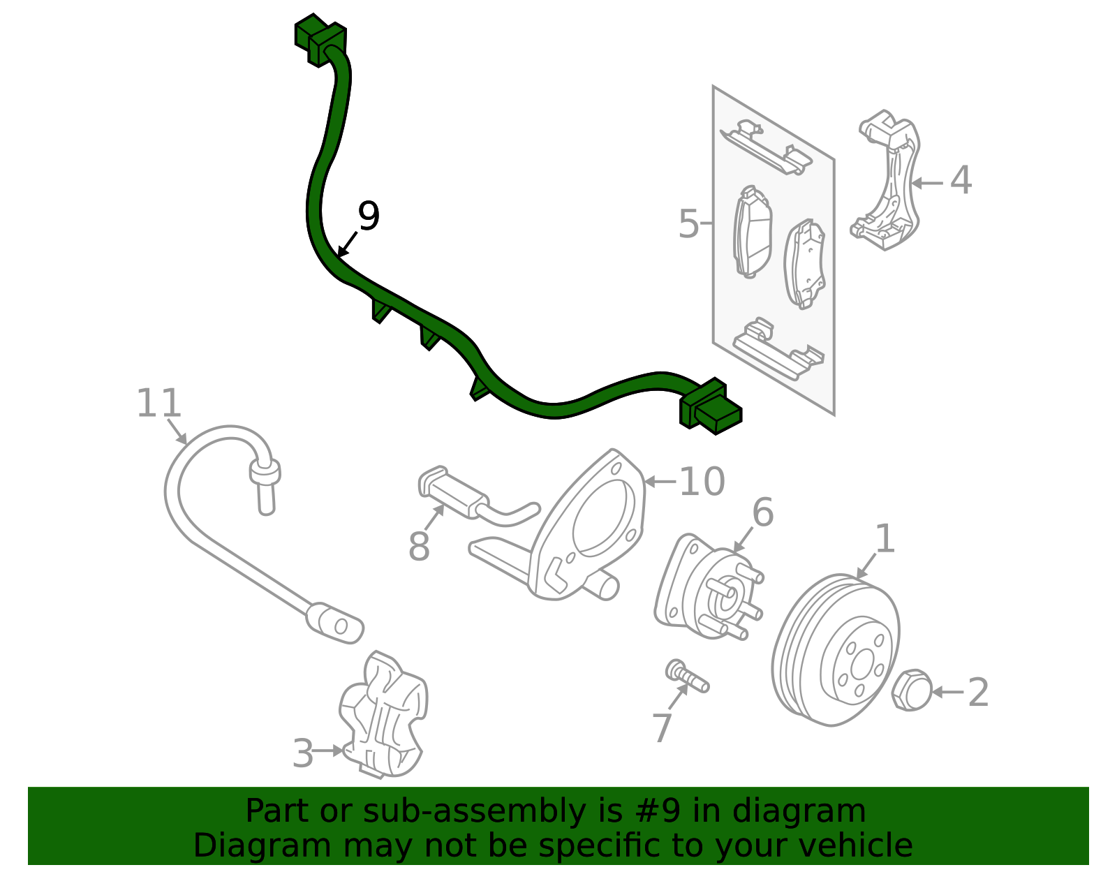 2000-2012 GM Wheel Speed Sensor Wiring Harness 10340314 | TascaParts.com