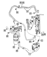 5058218AD - : A/C Discharge Line for Chrysler: Sebring | Dodge: Avenger Image