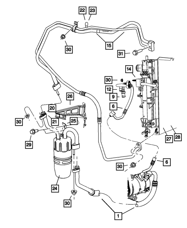 5189358AA - Air Conditioners and Heaters: Slim Line Seal for Mopar Image image