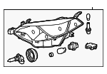 8115002E60 - : Headlamp Assembly - DRIVERS SIDE for Toyota: Corolla Image