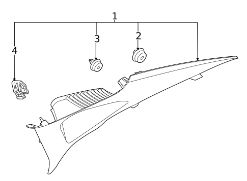 Interior Trim - Quarter Panels for 2025 Hyundai Sonata #0