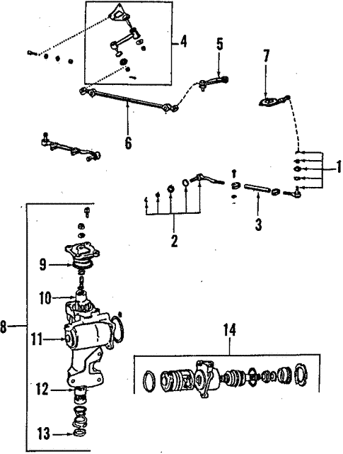 Steering Gear & Linkage for 1993 Toyota Land Cruiser