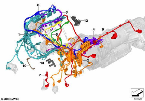 Engine Wiring Harness for 2021 BMW 750iX #0