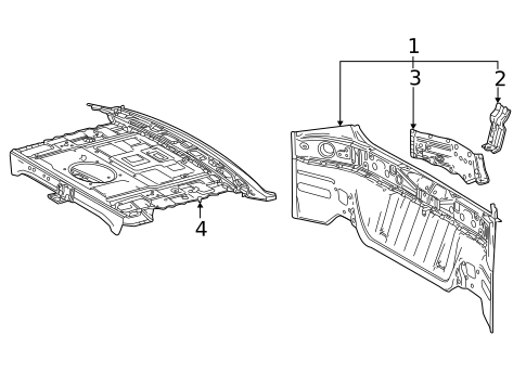 Rear Body for 2020 Toyota Mirai #0
