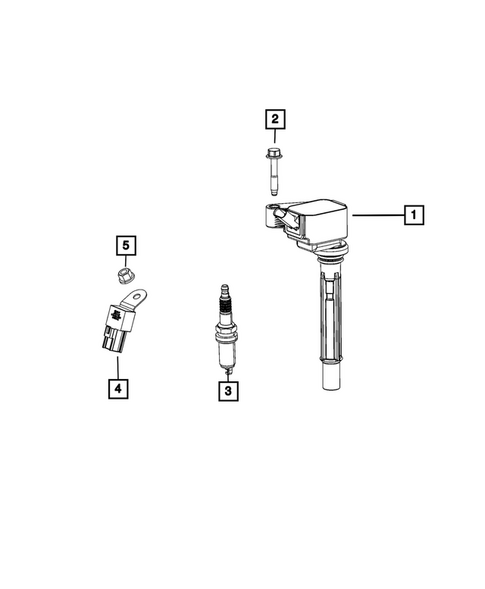 Ignition, Spark Plugs, Cables, Coils, and Glow Plugs for 2024 Jeep Wrangler #0