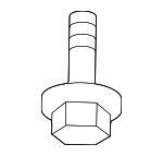 90119A0133 - Body: Safety Catch Bolt for Lexus: GX460, IS F, LX600, LX700h, RX350, RX350L, RZ300e, RZ450e Image