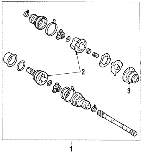 Axle Components for 1986 Nissan 300ZX | OEM Parts Online