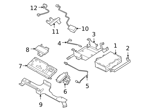 Navigation System Components for 2001 Chevrolet Silverado 2500 #0