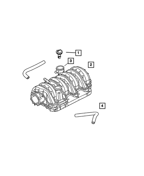 Crankcase Ventilation for 2006 Jeep Commander #0