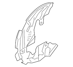 L1MZ2K005Q - : Splash Shield for Lincoln: Aviator Image