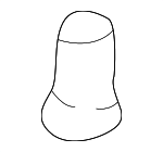 7331004266 - Body: Edge Guard Rivet for Mercedes-Benz Image