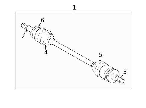 Drive Axles for 2021 INFINITI Q60 #0