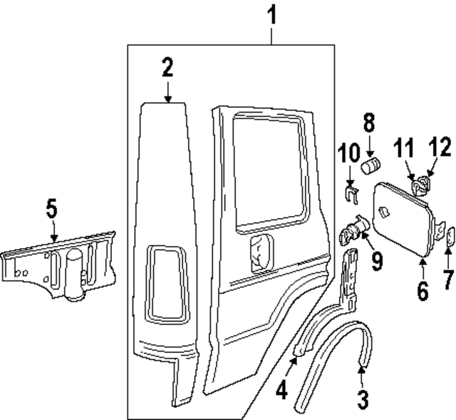 MWC6804 - Body: Corner Panel for Land-Rover Image