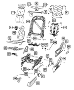 68405354AA - Interior Trim: Seat Clip for Mopar Image