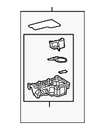 5880433C40F0 - : Front Cup-Holder for Lexus: ES250, ES300h, ES350 Image