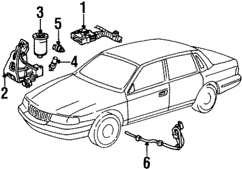 Ride Control Components for 1998 Lincoln Continental #0