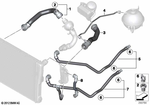 17127639213 - Radiator: Coolant Hose for BMW Image
