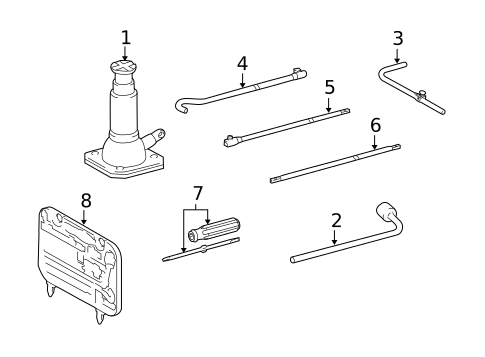 Jack & Components for 2016 Lexus GX460 #0