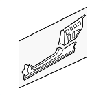 41217193245 - Body: Aperture Assembly for BMW: 128i, 135i, 135is Image
