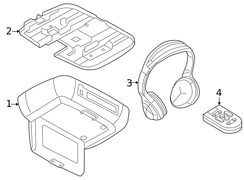 Entertainment System Components for 2006 Mercury Montego #0
