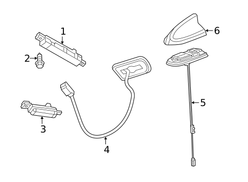 Antenna & Radio for 2015 Chrysler 300 #0