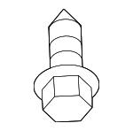 6034939 - Electrical: Module Screw for Chrysler: 200, 300 | Fiat: 500 | Jeep: Grand Cherokee Image