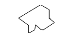 8W0823401A - Body: Sound Absorber Mount for Audi Image