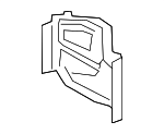 8W0805281D - Body: End Plate for Audi Image