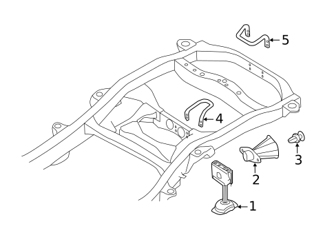 Spare Tire Carrier for 2012 INFINITI QX56 #0