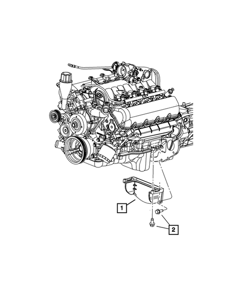 Mounting and Skid Plate for 2008 Dodge Ram 3500 #3