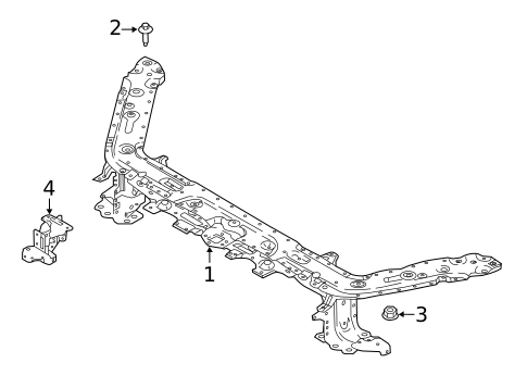 Radiator Support for 2020 Jaguar E-Pace #0