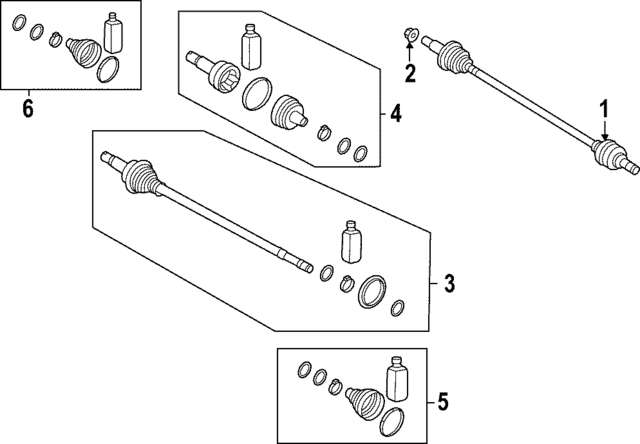 49601CW000 - : Axle Assembly for Kia Image