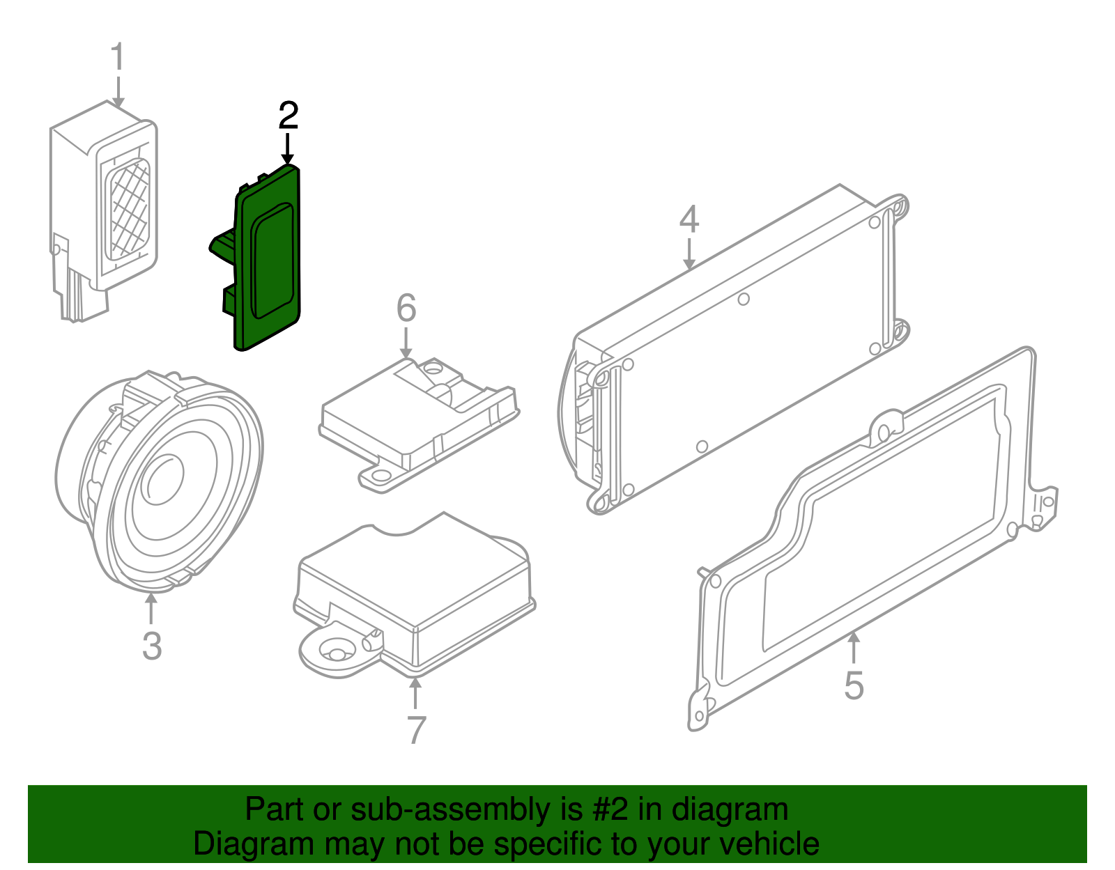 Microphone Cover - BMW (84-10-6-936-148)