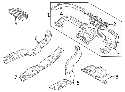 Ducts for 2023 Hyundai Sonata #0