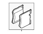 34108842388 - Brakes: Brake Pads for BMW Image