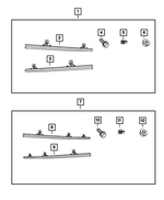 55397068AI - Mopar Accessories - Component Parts: Body Side Sill, Right for Mopar Image