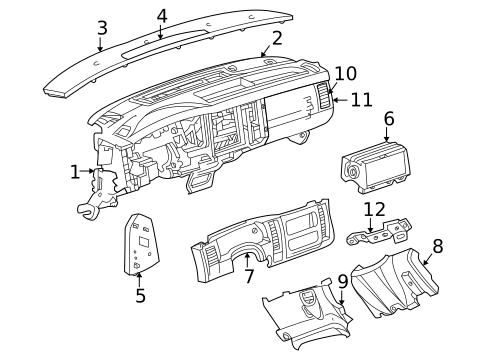 Instrument Panel for 2001 Dodge Durango #0