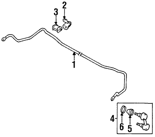 MB515245 - Suspension: Stabilizer Bar Bracket for Mopar Image