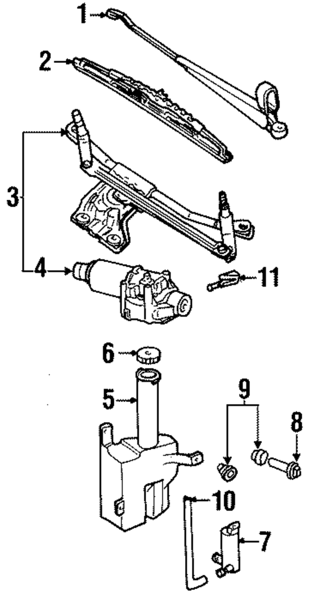 WW2024 - Body: Wiper Blade for Ford Image