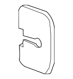 12789058 - Body: Door Lock Striker Cover for Saab Image