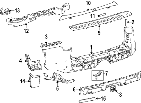 Bumper & Components - Rear for 2025 Toyota 4Runner #0
