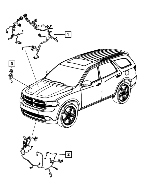 68085863AC - : Headlamp To Dash Wiring for Mopar Image