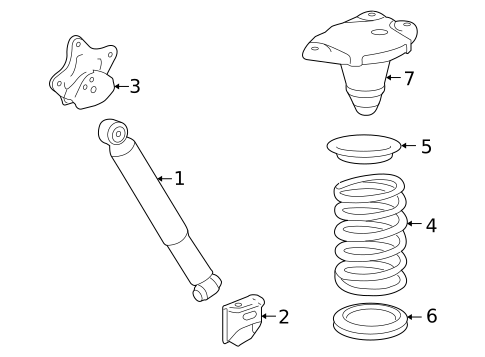 Shocks & Components for 2012 Lexus RX450h #1