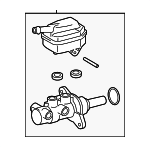 472010E040 - Body: Master Cylinder for Lexus Image