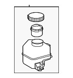 472200E140 - Body: Reservoir Tank for Lexus Image
