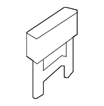 GR2Z8C455A - Cooling System: Engine Coolant Overflow Hose Bracket for Ford: Fusion Image