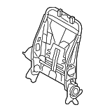 7164008020 - Body: Seat Back Frame for Toyota: Sienna Image