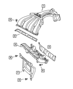 4884514AB - Engine 2.4L Four Cylinder (Turbo): Intake Manifold for Mopar Image